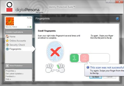 hp fingerprint software windows 7